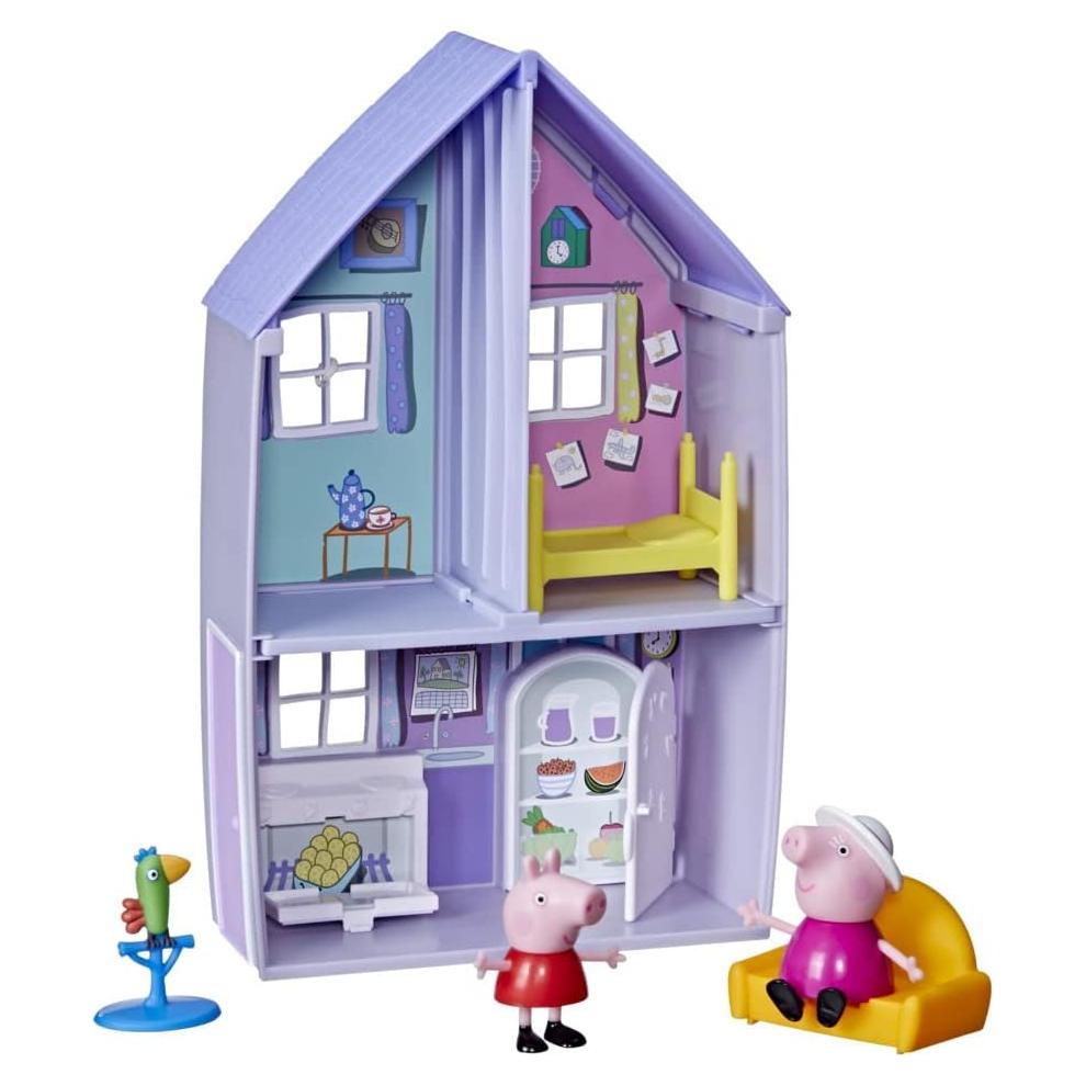 Casa de Peppa Pig Hasbro con 2 Figuras y 3 Accesorios