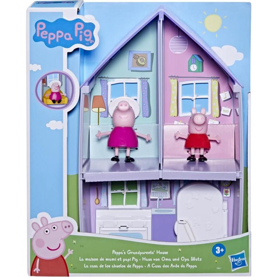 Casa de Peppa Pig Hasbro con 2 Figuras y 3 Accesorios