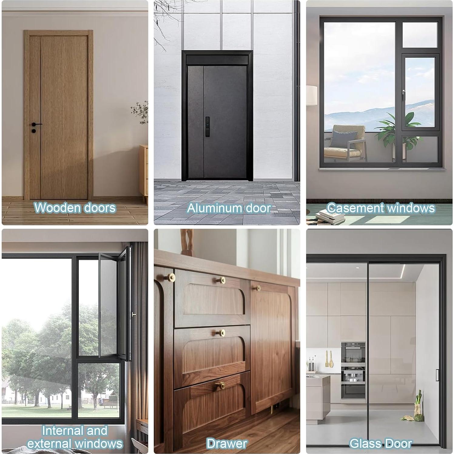 Tira de Sellado Acústica HAEZU 3m para Puertas y Ventanas