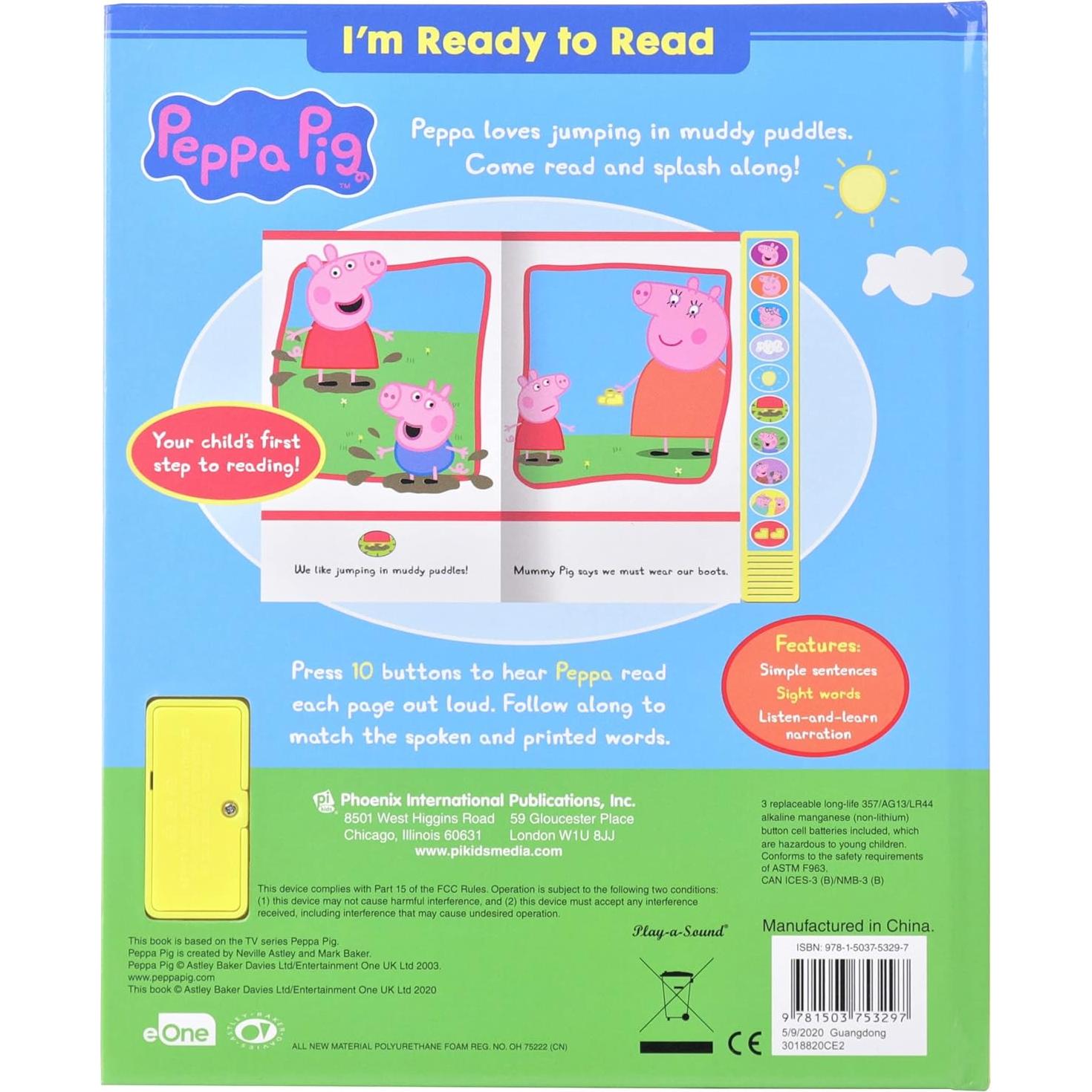 Peppa Pig I'm Ready to Read Sound Book - PI Kids (Play-A-Sound)