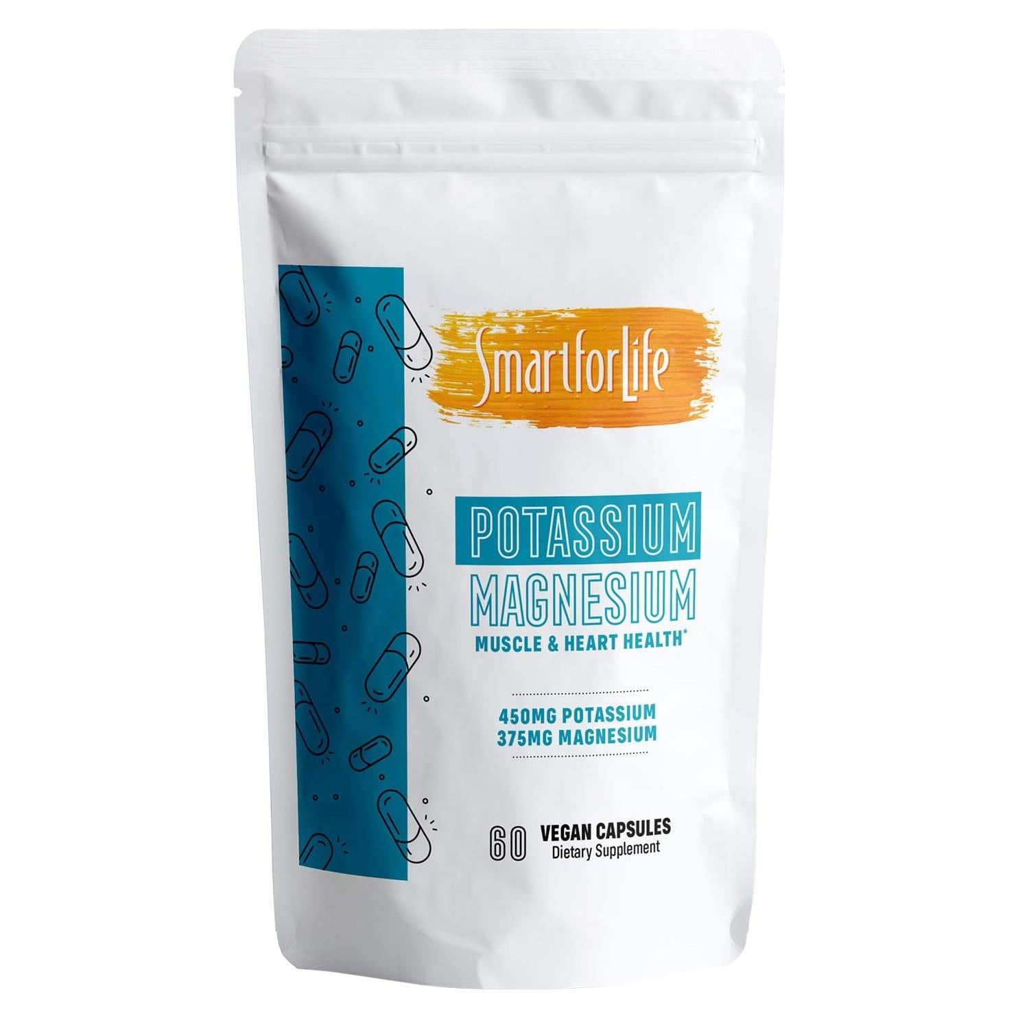 Suplemento de Potasio y Magnesio Smart for Life - 60 Cápsulas Veganas