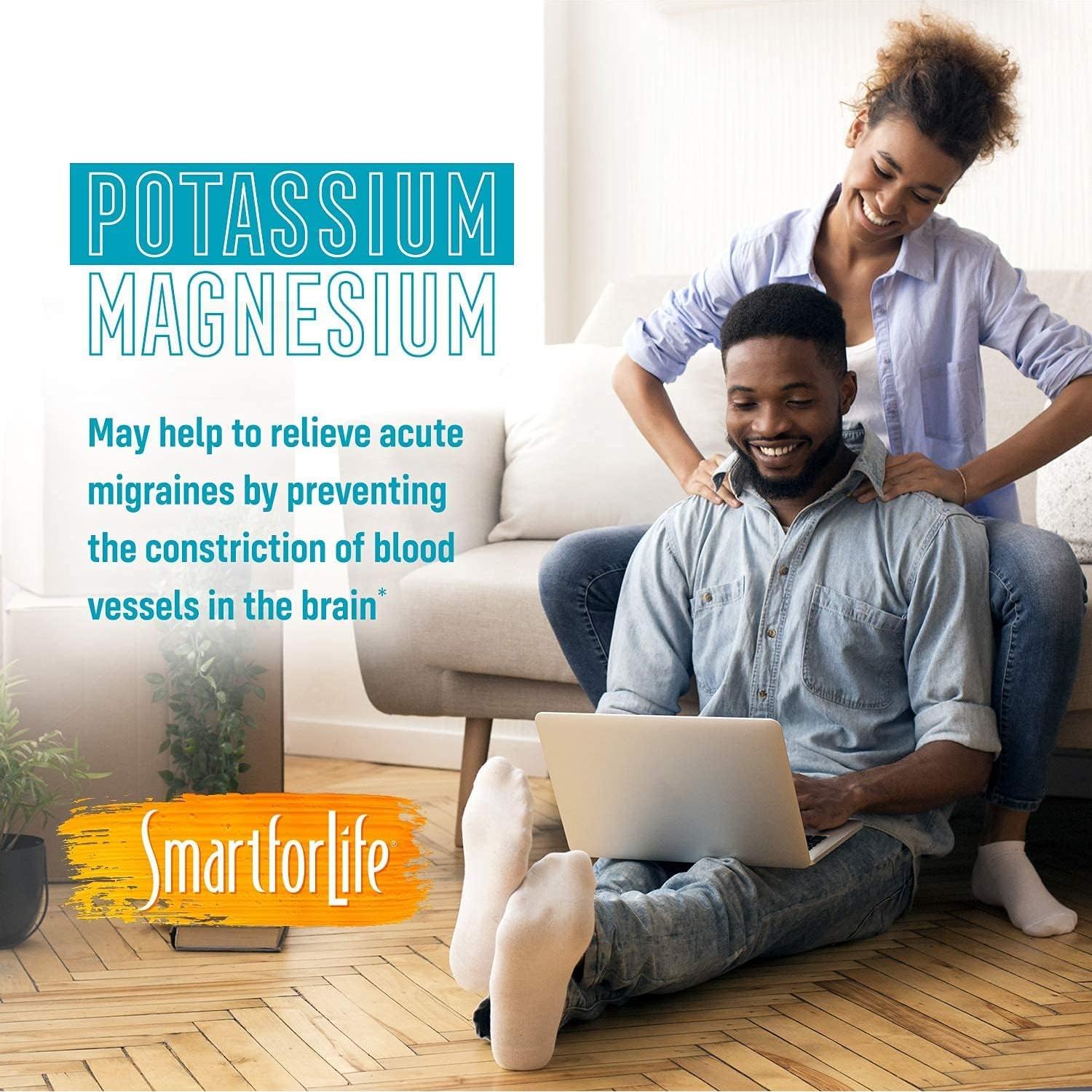 Suplemento de Potasio y Magnesio Smart for Life - 60 Cápsulas Veganas