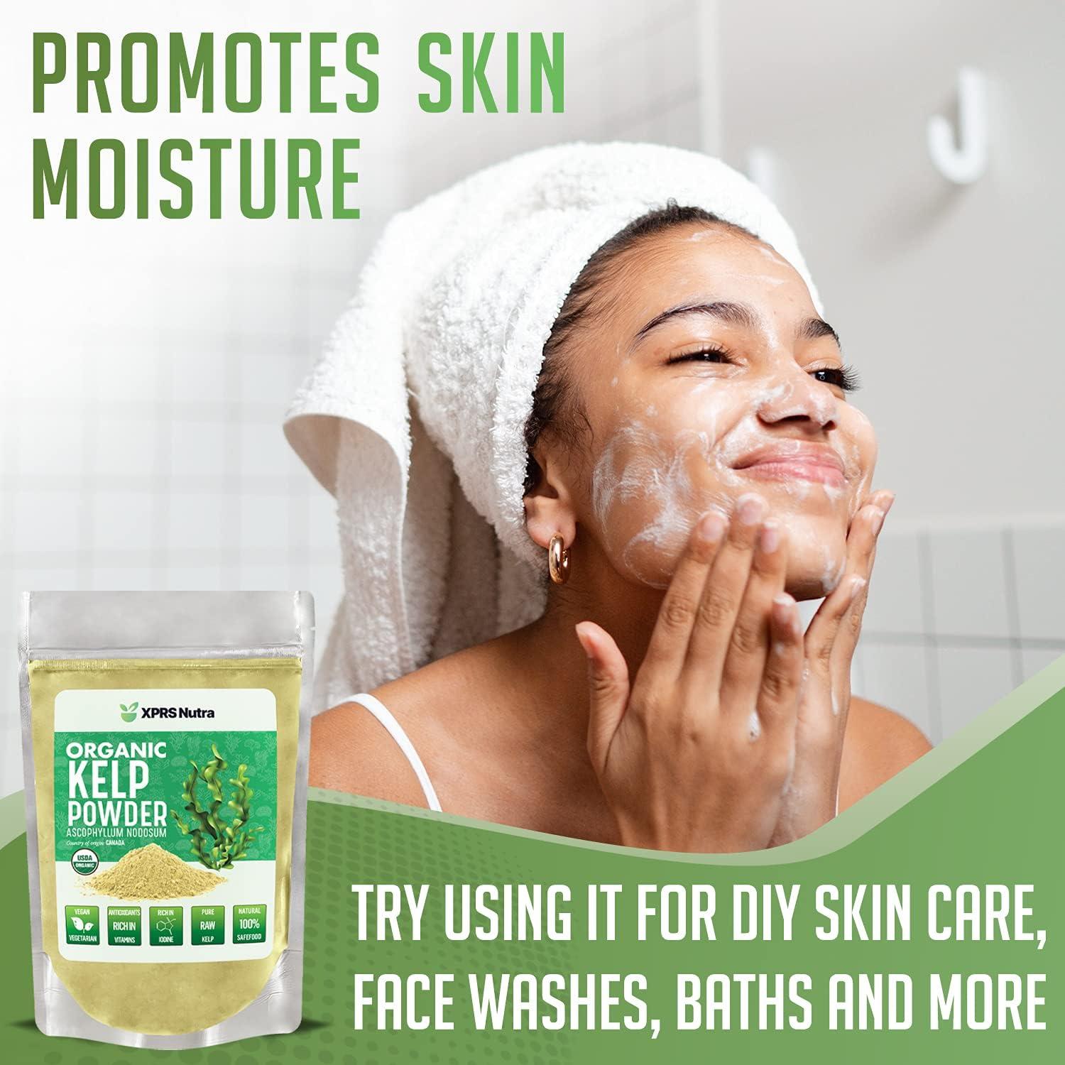 Polvo de Kelp Orgánico XPRS Nutra 113.4 g - Suplemento Vegano