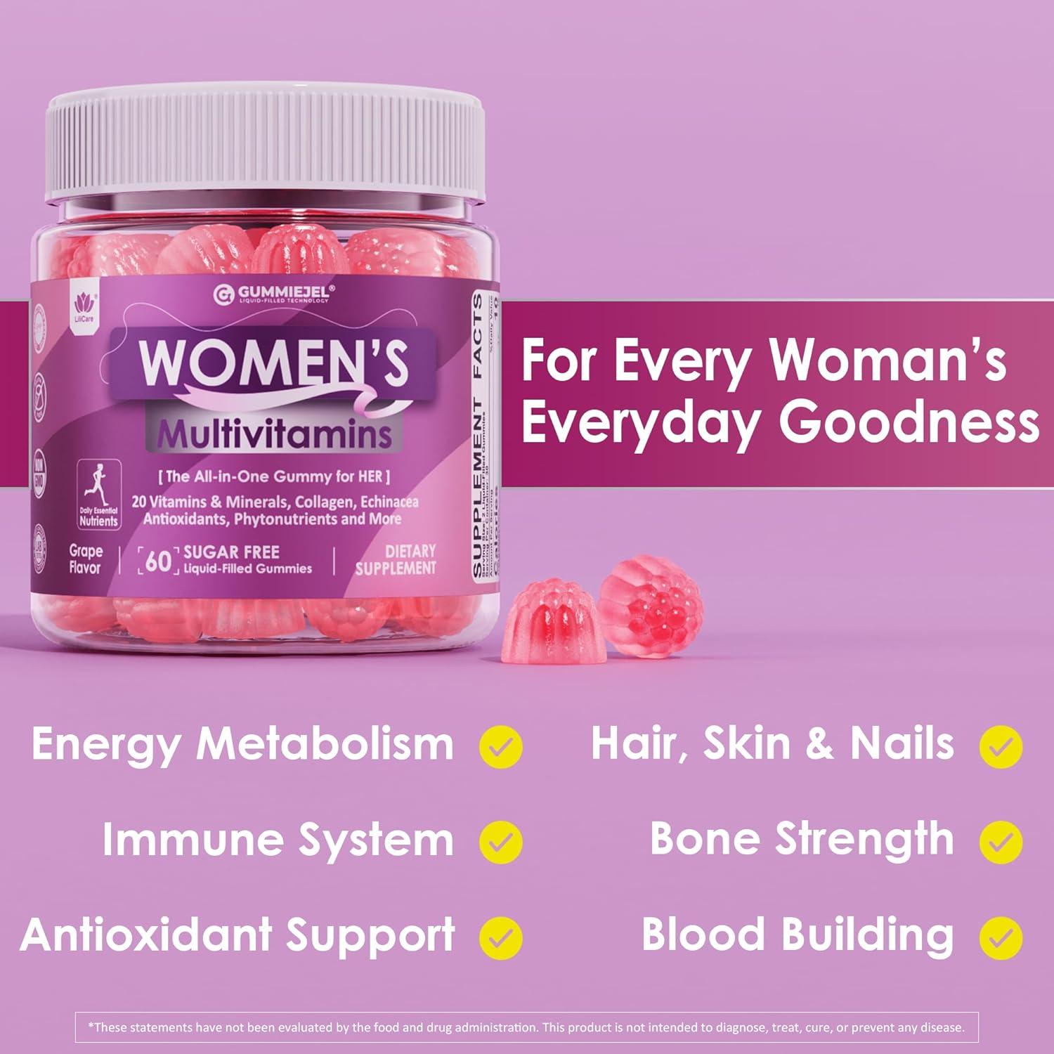 Gummy Multivitamínico LILICARE para Mujeres 60 Unidades