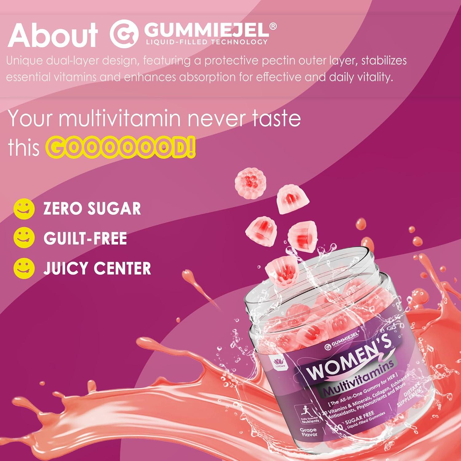 Gummy Multivitamínico LILICARE para Mujeres 60 Unidades