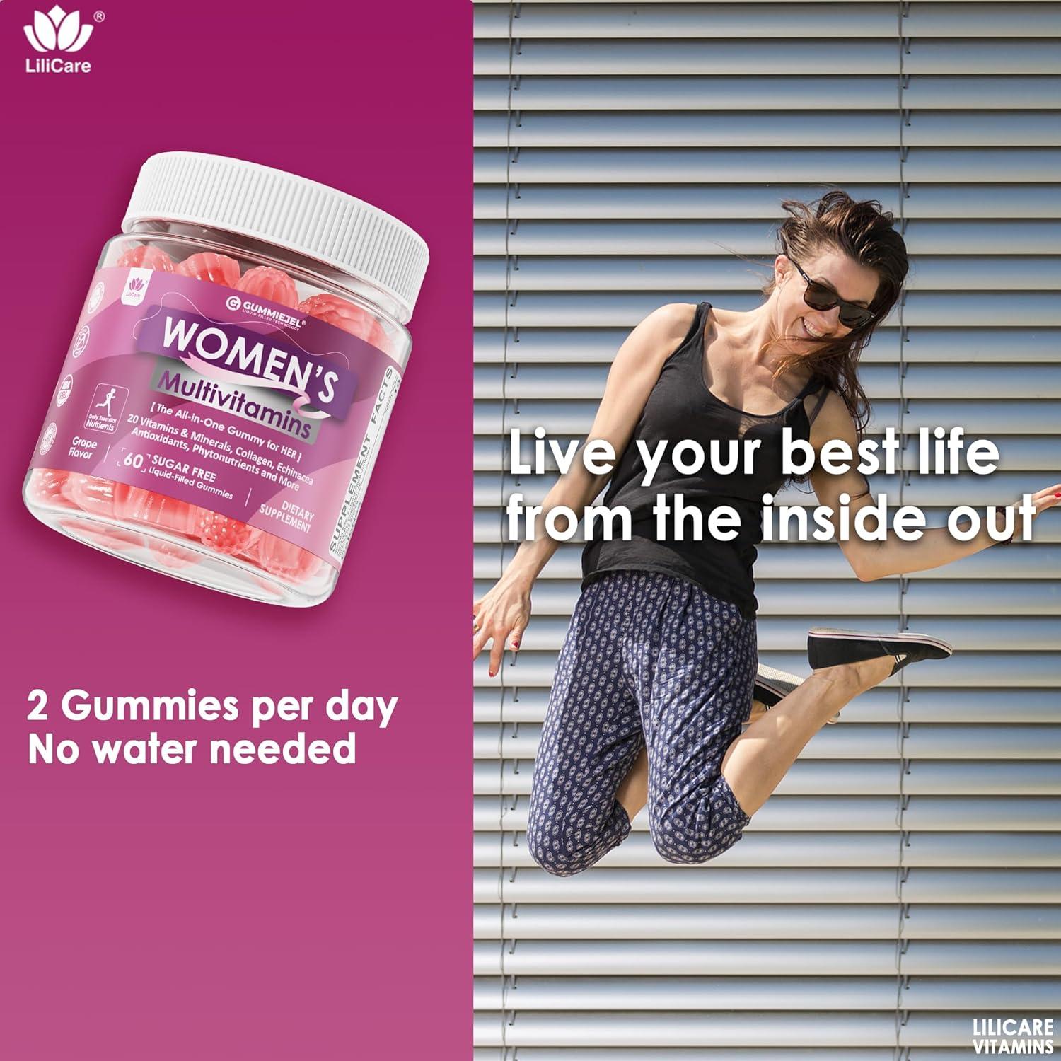 Gummy Multivitamínico LILICARE para Mujeres 60 Unidades