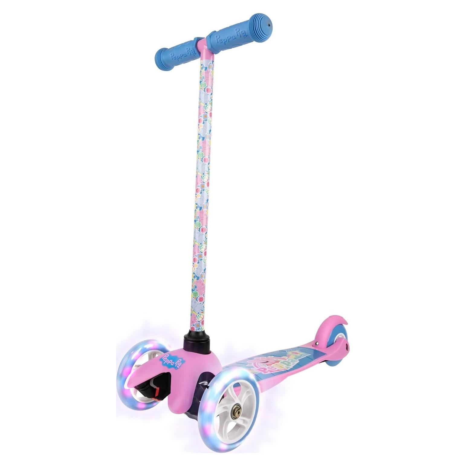 Scooter Voyager Peppa Pig 3 Ruedas Iluminadas 65 cm