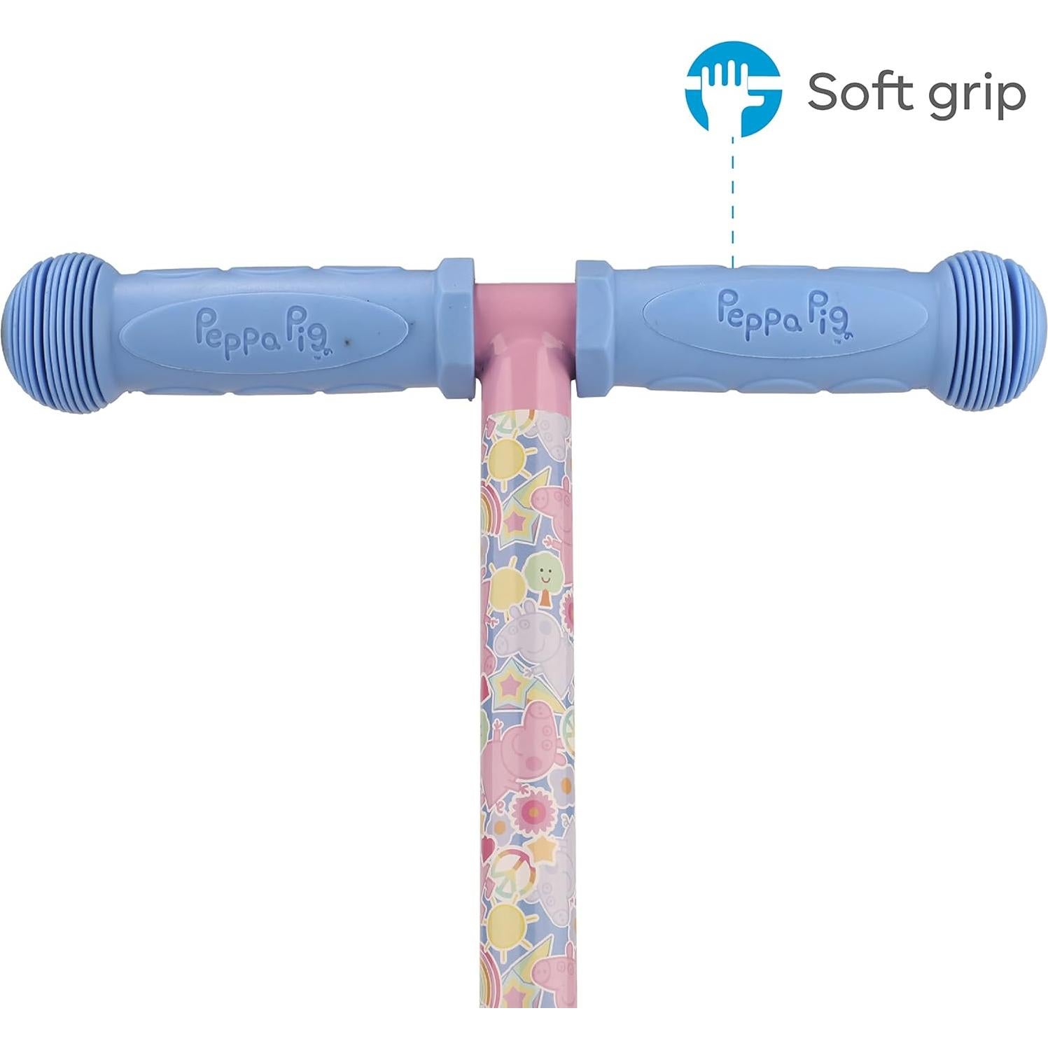 Scooter Voyager Peppa Pig 3 Ruedas Iluminadas 65 cm