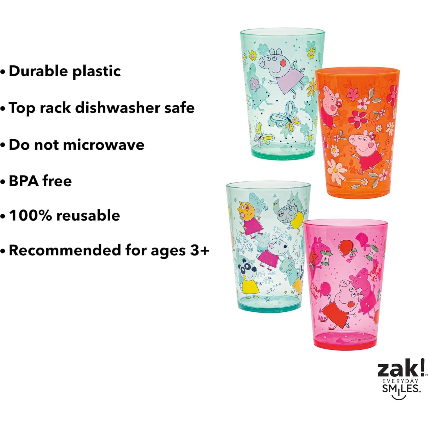 Conjunto de 4 Vasos Apilables Peppa Pig - Zak Designs