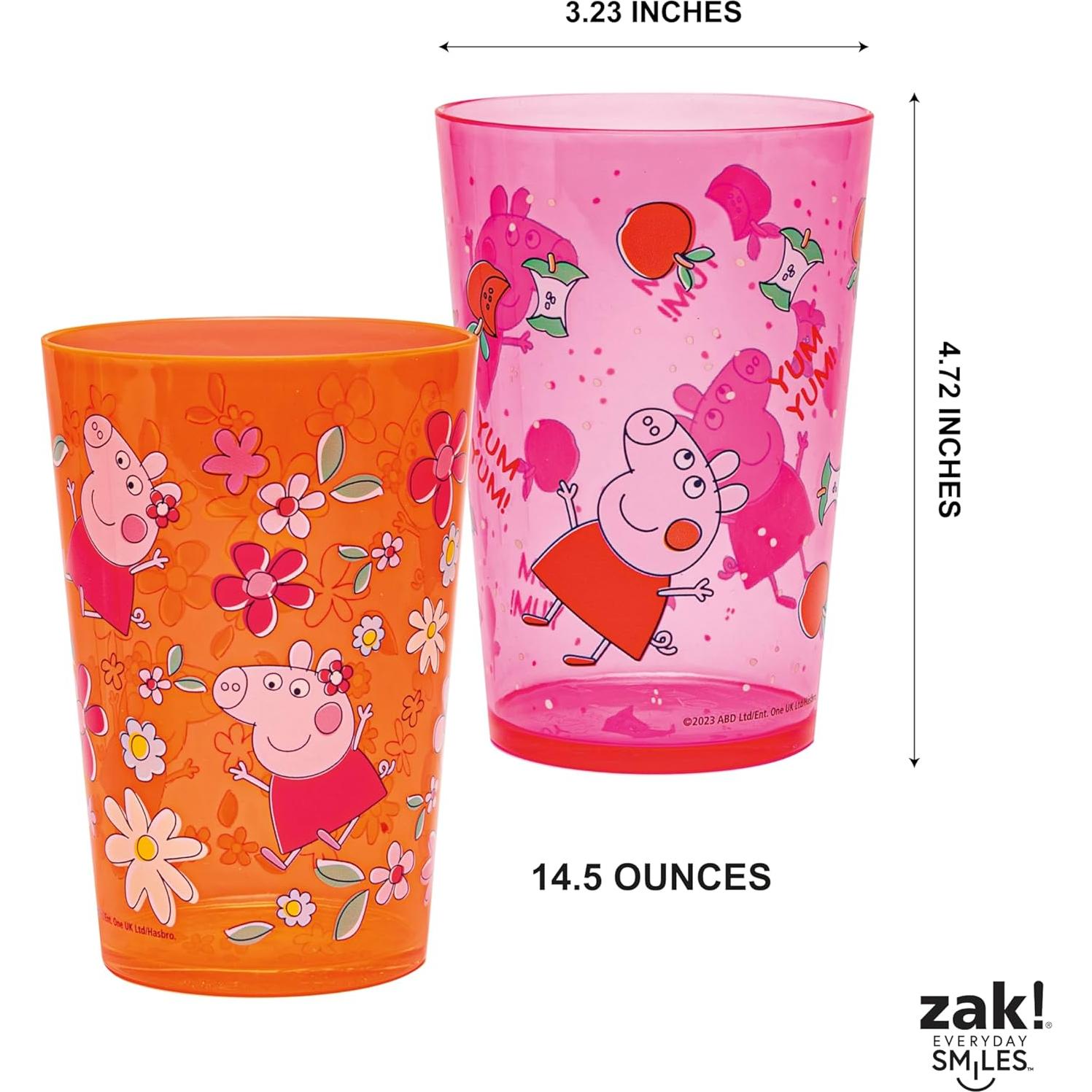 Conjunto de 4 Vasos Apilables Peppa Pig - Zak Designs