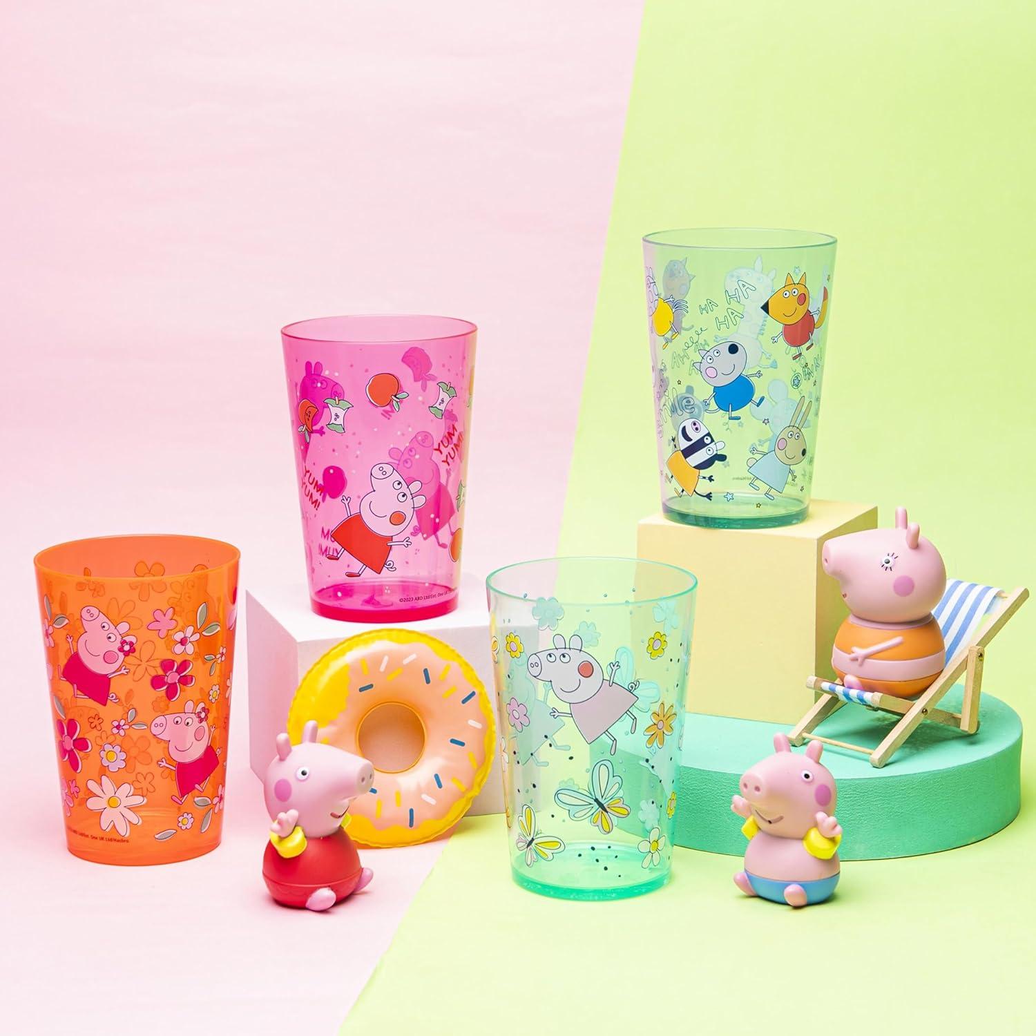 Conjunto de 4 Vasos Apilables Peppa Pig - Zak Designs