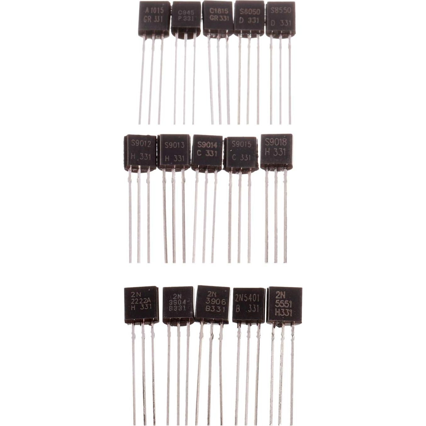 Kit de Transistores de Potencia BOJACK 15 Valores 750 Pcs