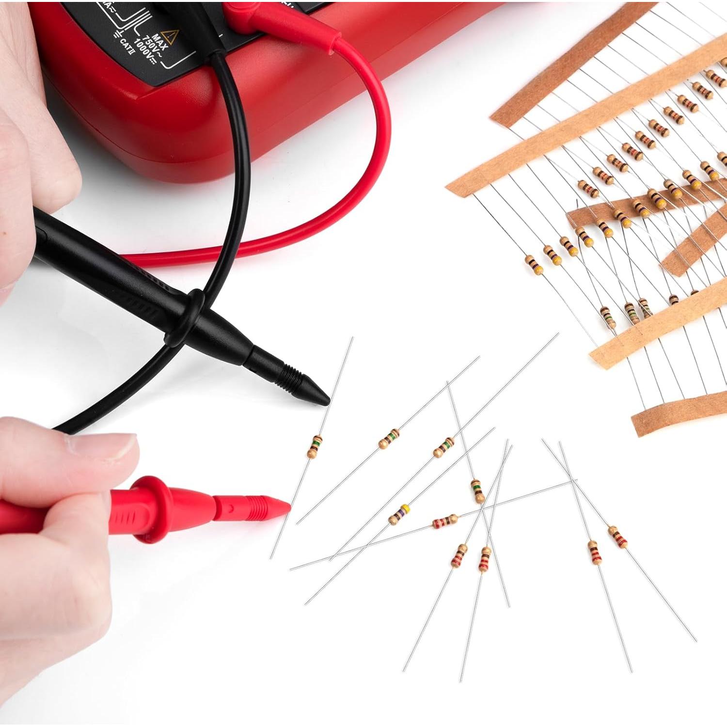 Kit de Resistencias 1000 Pcs SOKOSEY 25 Valores 1Ω a 1MΩ