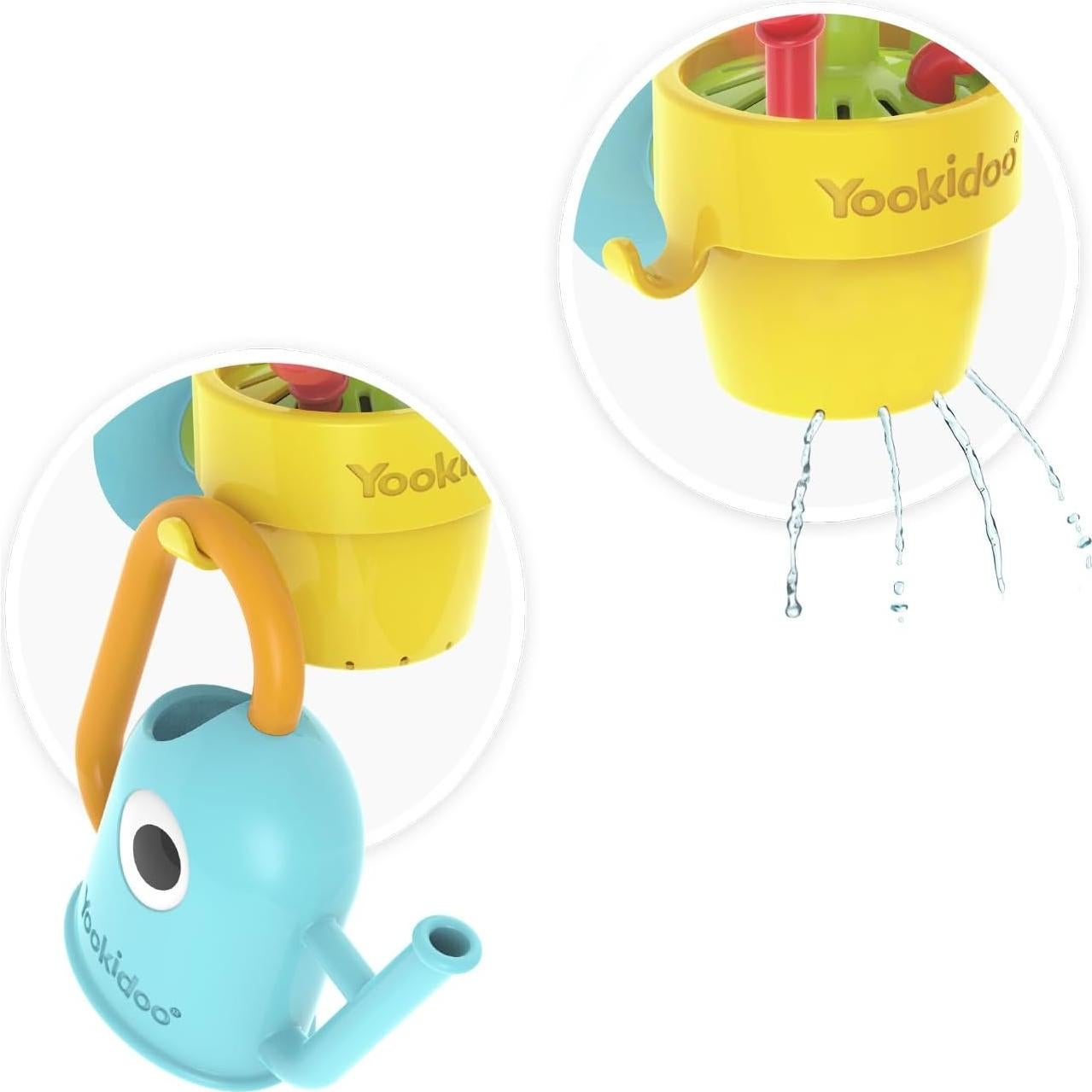 Yookidoo Juguete de Baño Flor Abeja Pop-Up 18 Meses+