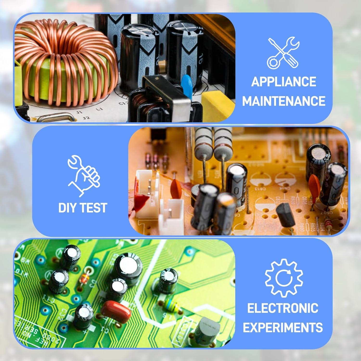 Kit de 500 Capacitores Electrolíticos 24 Valores 10V-50V