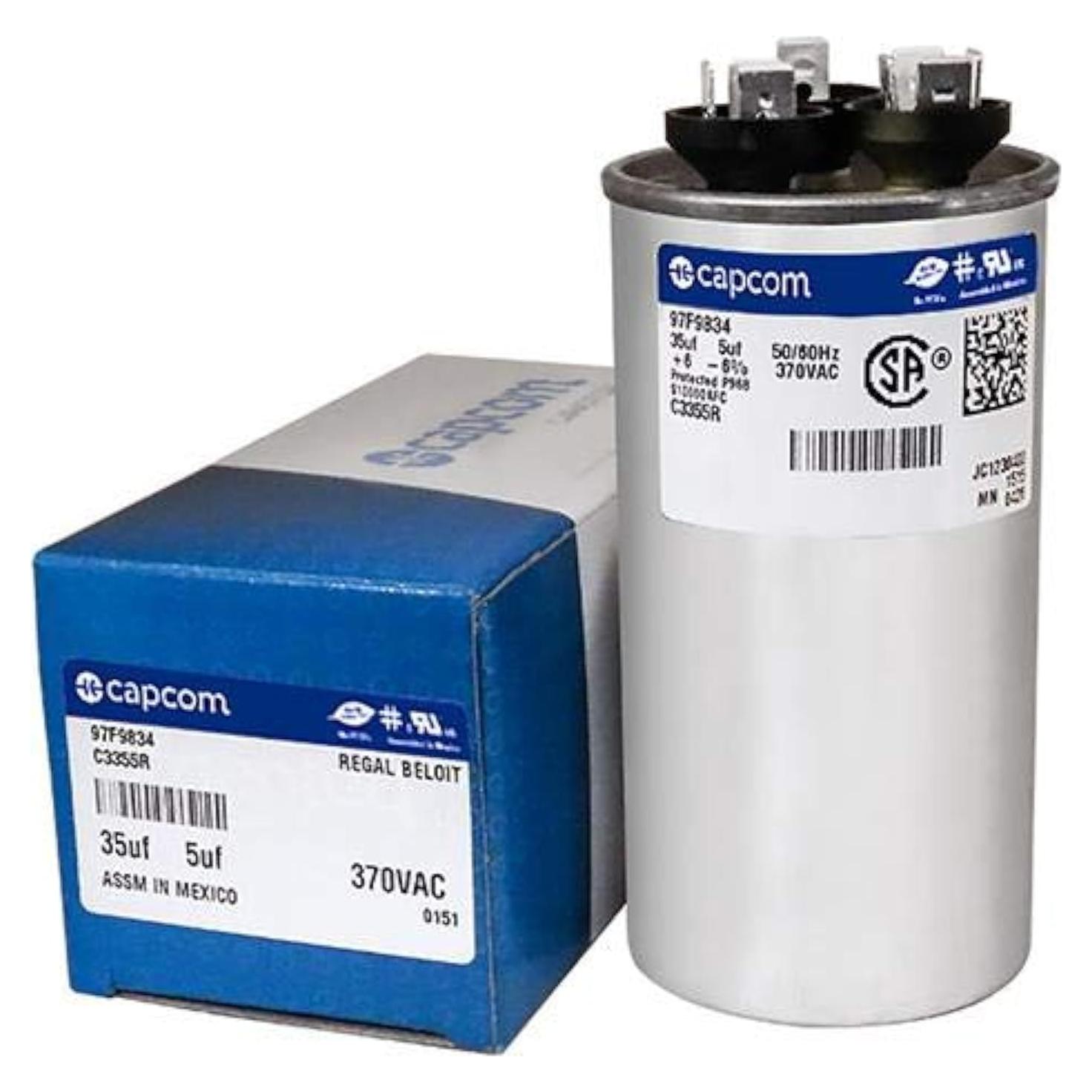 Capacitor Doble Función Genteq C3355R 35/5 UF 370V