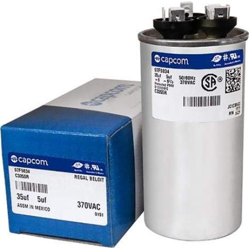 Capacitor Doble Función Genteq C3355R 35/5 UF 370V