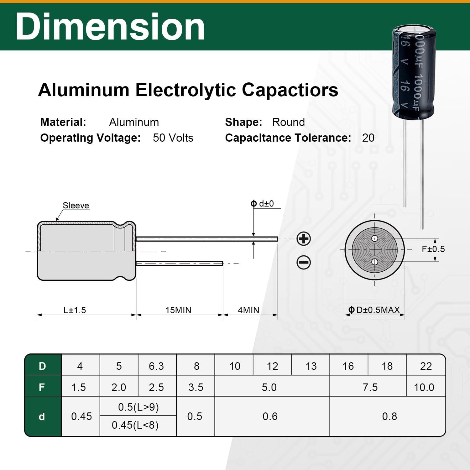 Kit de 280 Capacitores Electrolíticos Aluminio 0.1-1000uF 10-50V