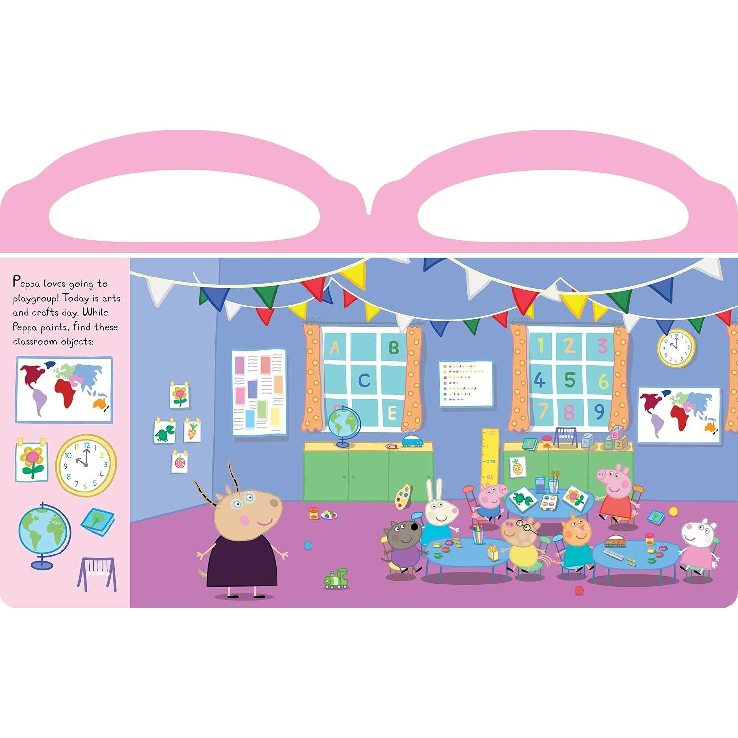 Peppa Pig - Write-and-Erase Look and Find - Wipe Clean Learning Board - PI Kids