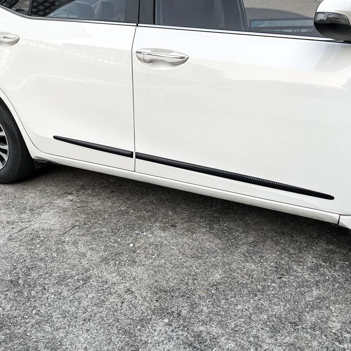 Protector de Puerta Automotriz XmuxHai - Kit 4PCS Negro Brillante