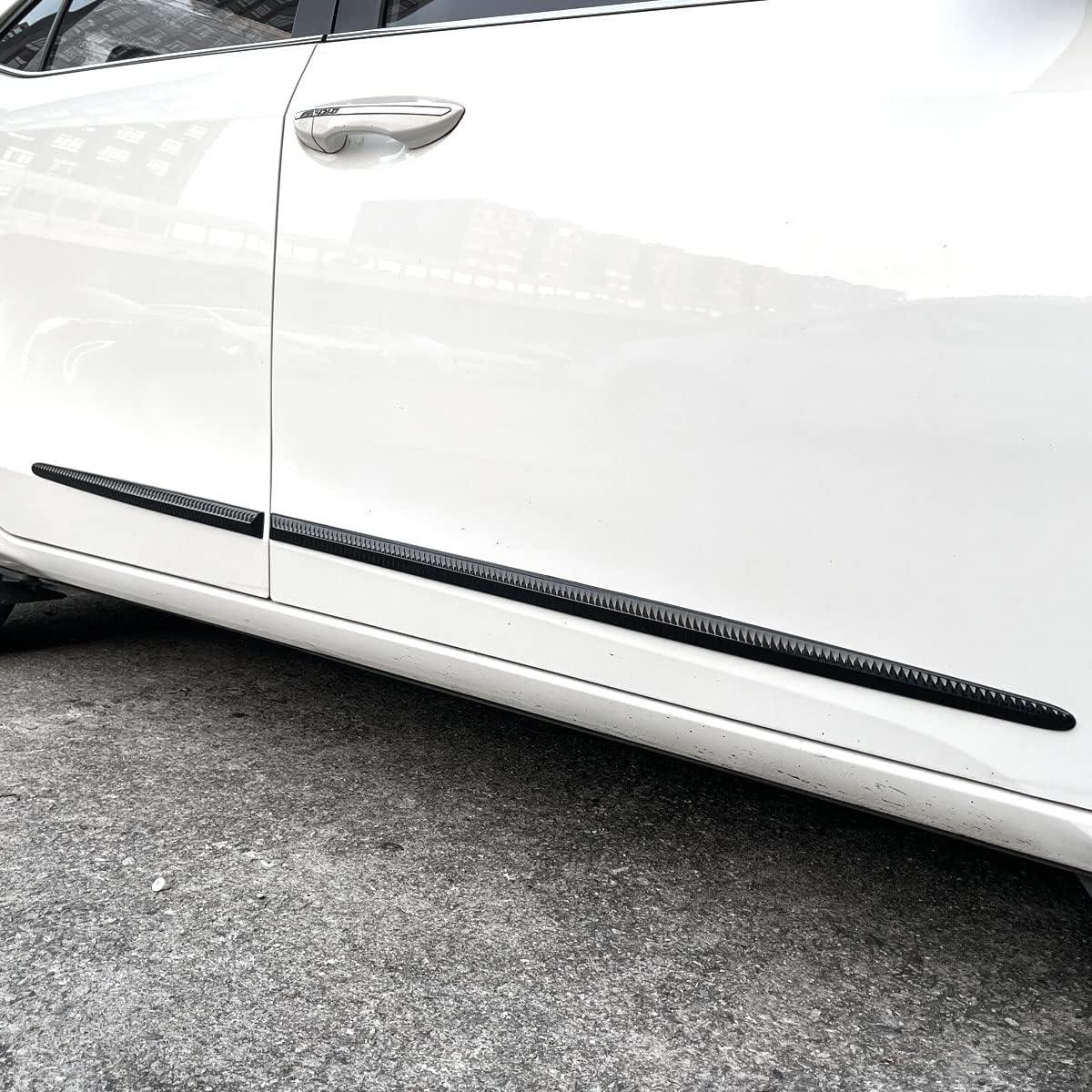 Protector de Puerta Automotriz XmuxHai - Kit 4PCS Negro Brillante