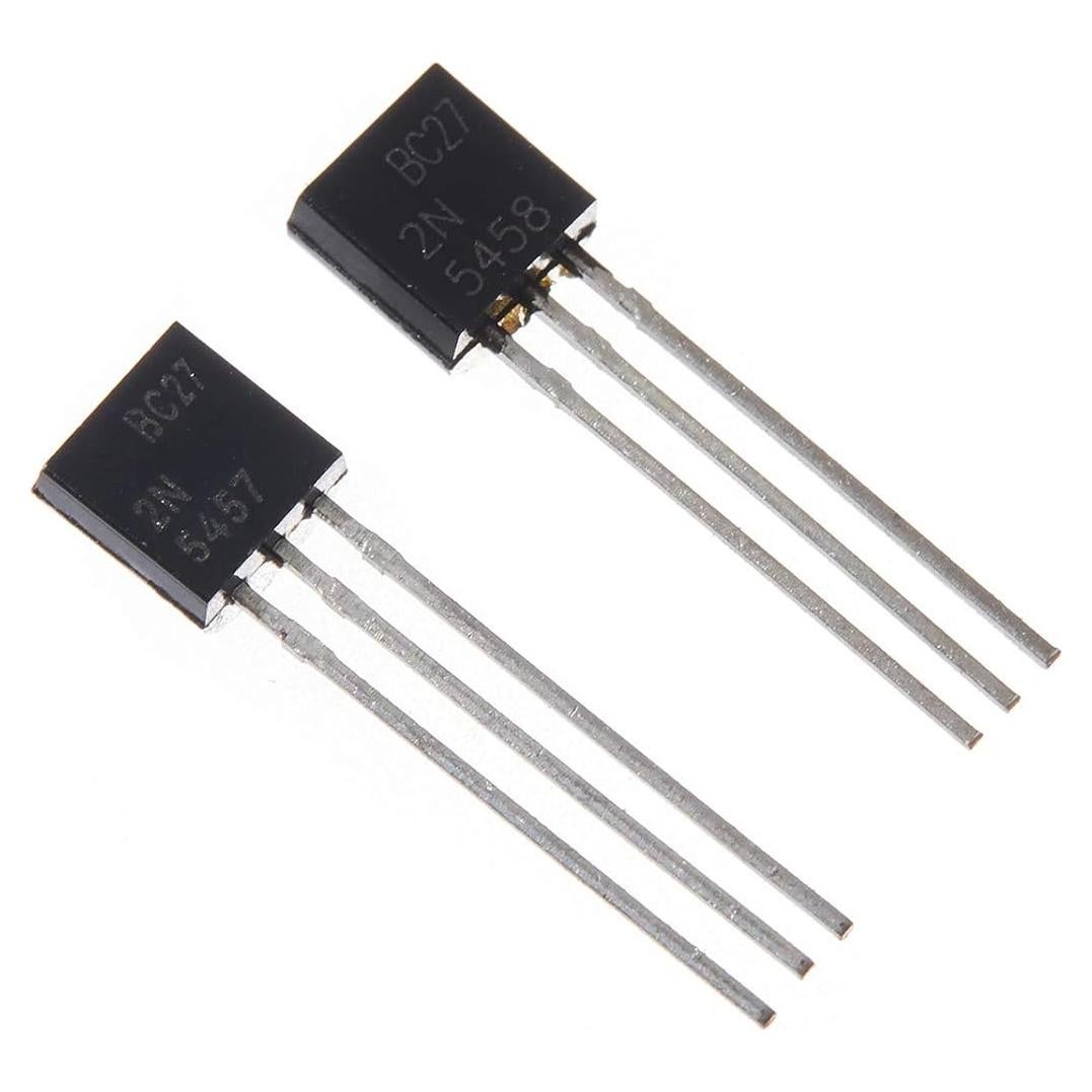 Transistores JFET Canal N 2N5457 y 2N5458 - 20pcs