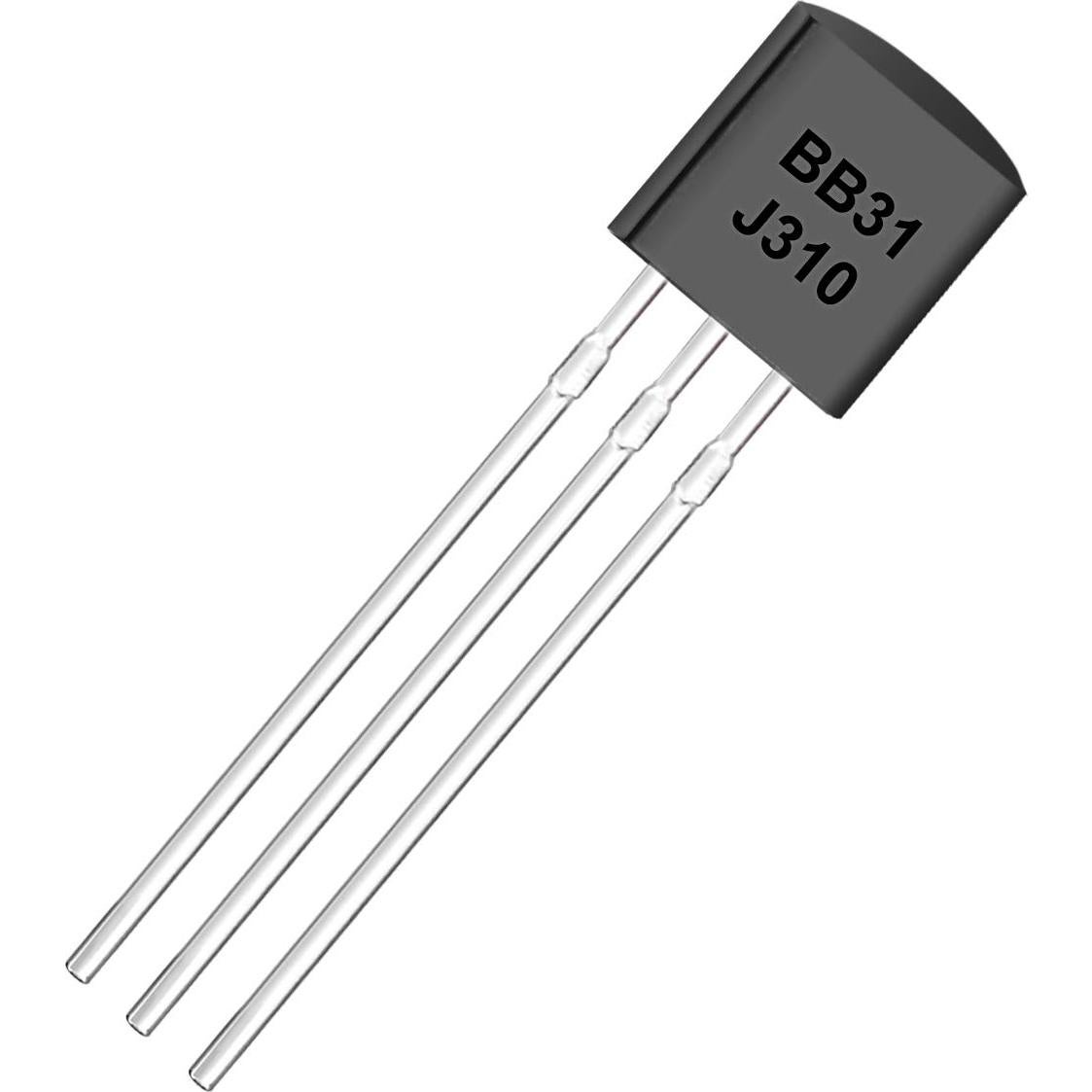 Transistor JFET Canal N Chanzon J310 TO-92 Paquete 10 Piezas