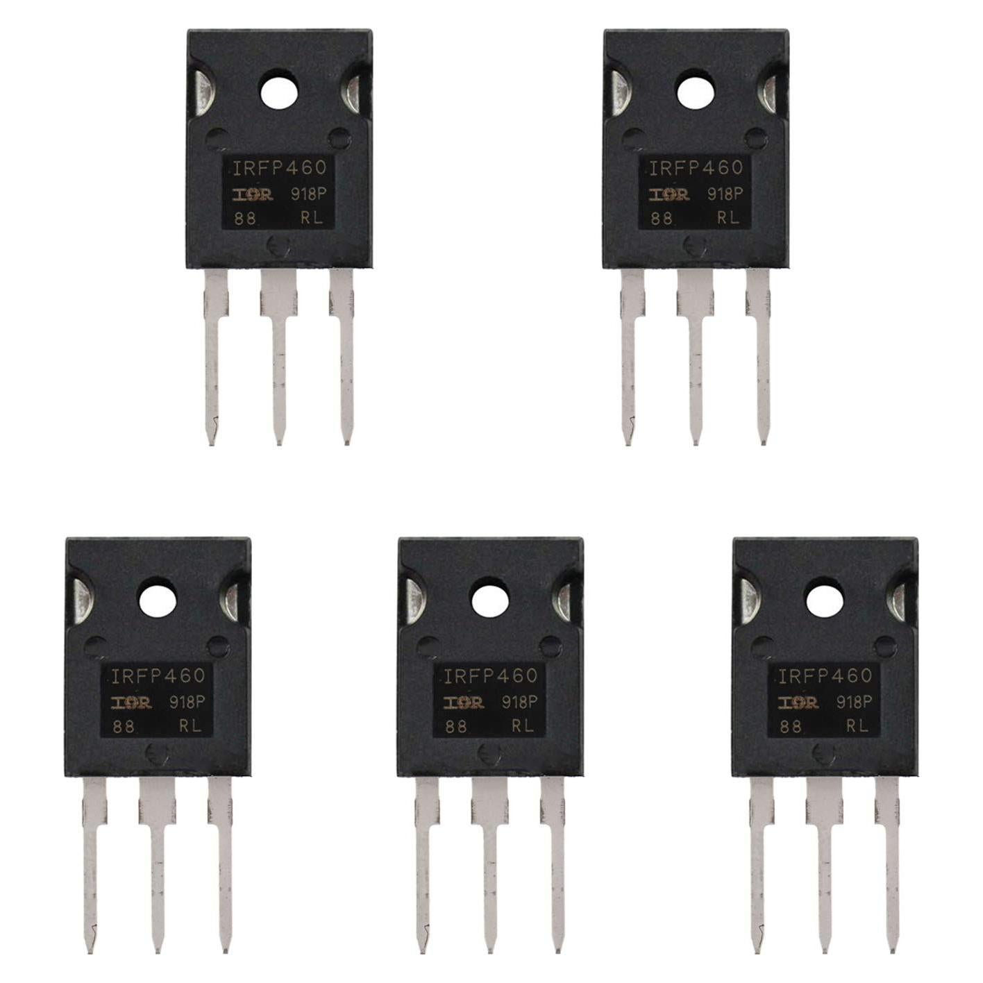 Transistor MOSFET BOJACK IRFP460N 20A 500V N-Channel - Paquete de 5