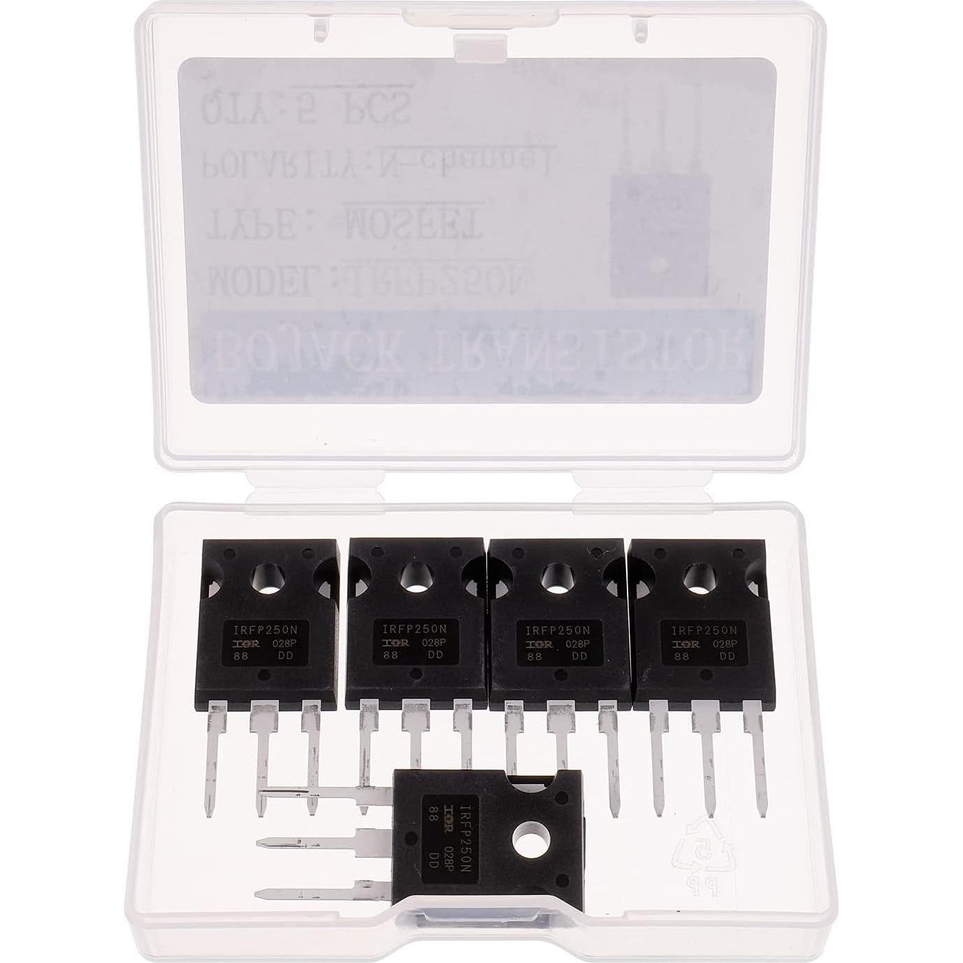 Transistor MOSFET BOJACK IRFP250N 30A 200V N-Channel - Paquete de 5