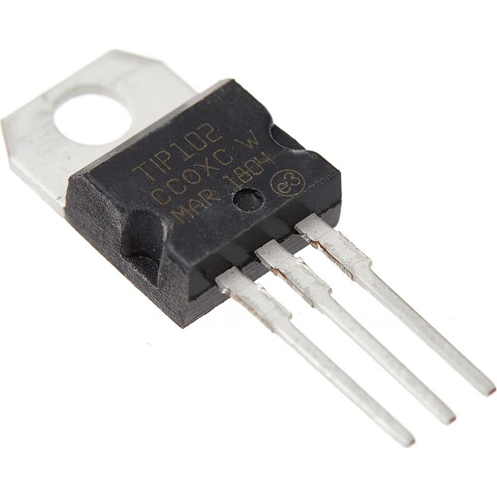 Transistor Darlington NPN TIP102 10pcs 100V 8A 3-Pin TO-220