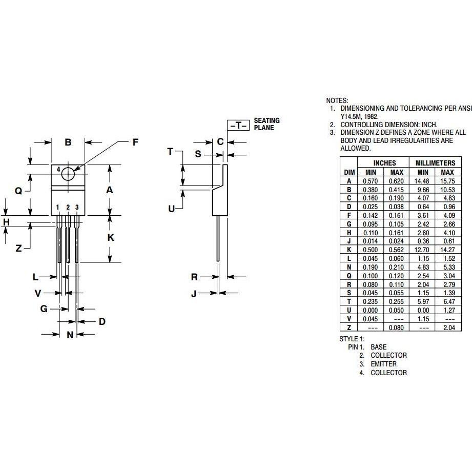 Transistor Darlington NPN TIP102 10pcs 100V 8A 3-Pin TO-220