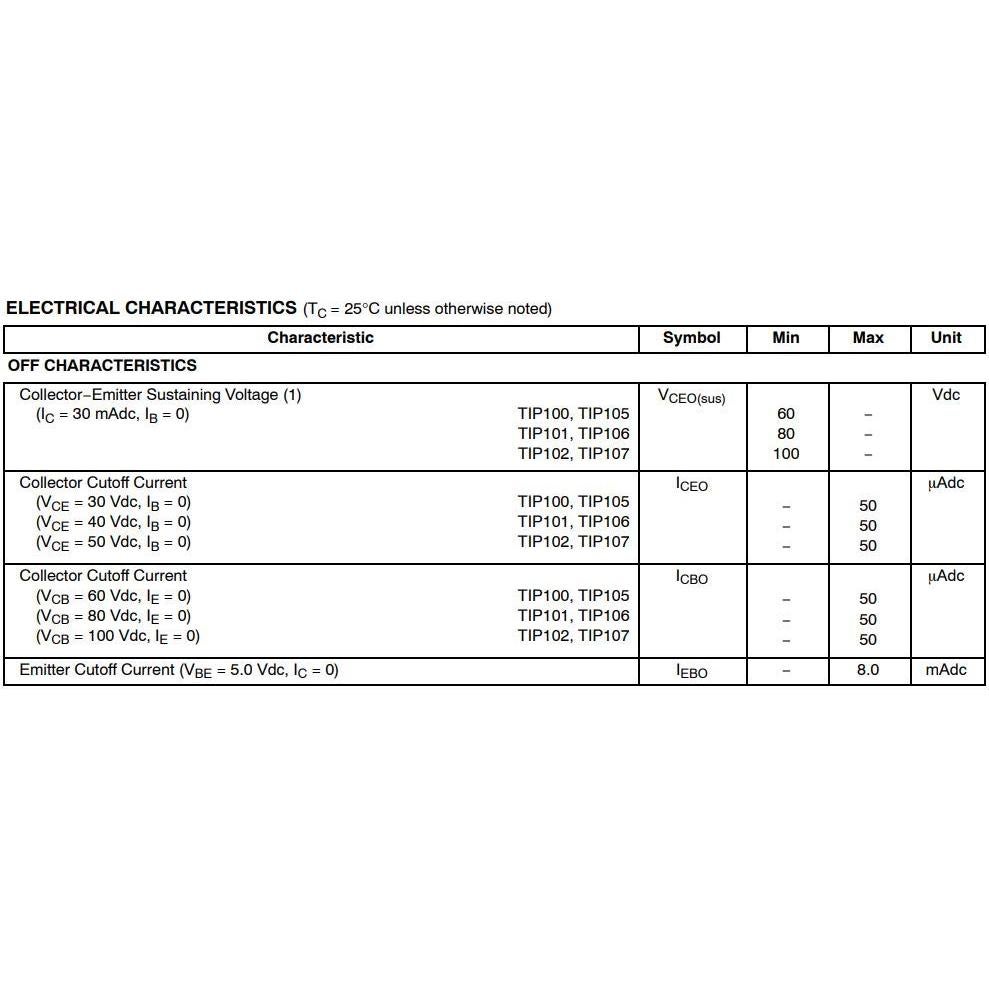 Transistor Darlington NPN TIP102 10pcs 100V 8A 3-Pin TO-220