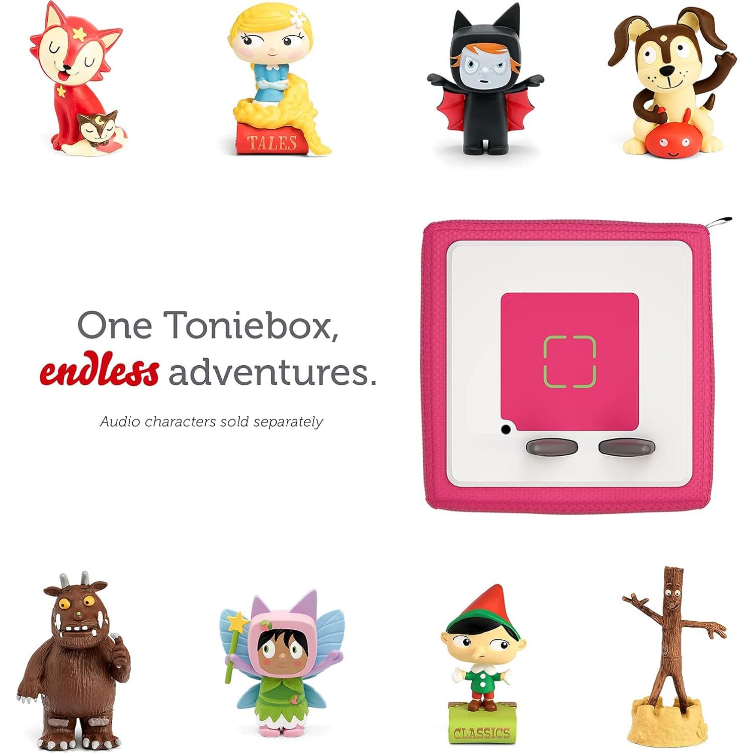 Toniebox Rosa Set de Inicio con Perrito de Juego - Audio Infantil