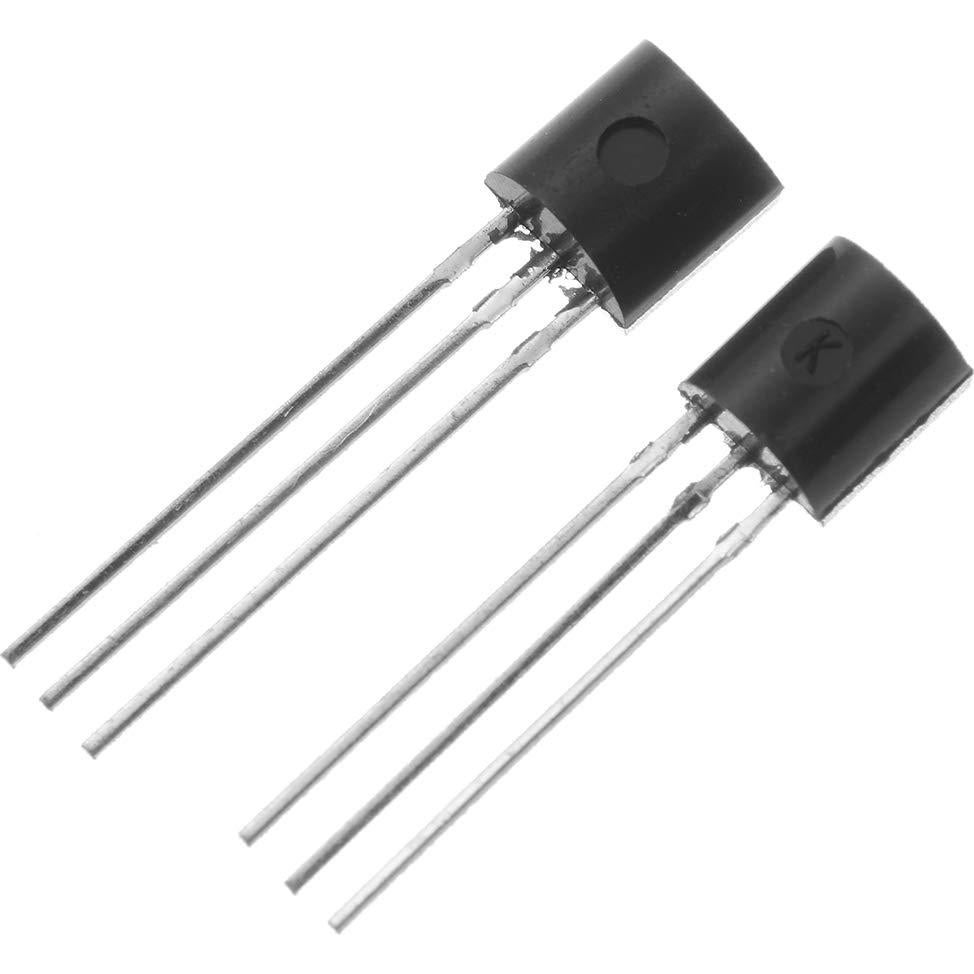 100 Transistores NPN BC547 + PNP BC557 Bajo Consumo 100mA