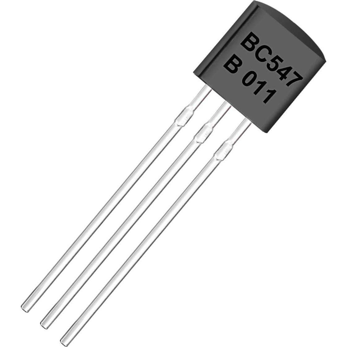 Transistor NPN Chanzon BC547B TO-92 100 Piezas 0.625W