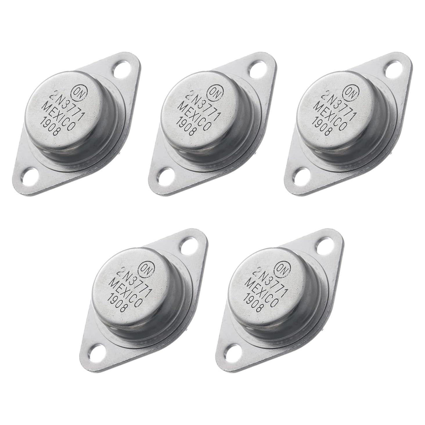 Transistores de Potencia NPN 2N3771 Bridgold - 5 Pcs 40V 30A