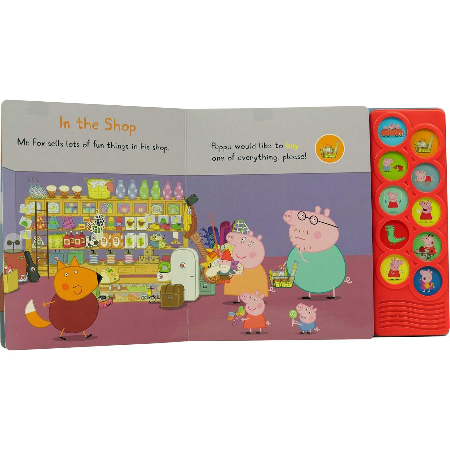 Peppa Pig - Away We Go 10-Button Sound Book - PI Kids (Play-A-Sound)