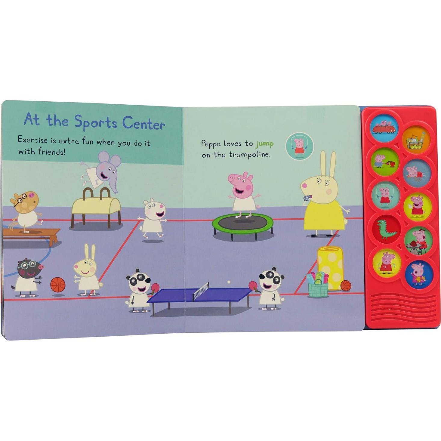 Peppa Pig - Away We Go 10-Button Sound Book - PI Kids (Play-A-Sound)