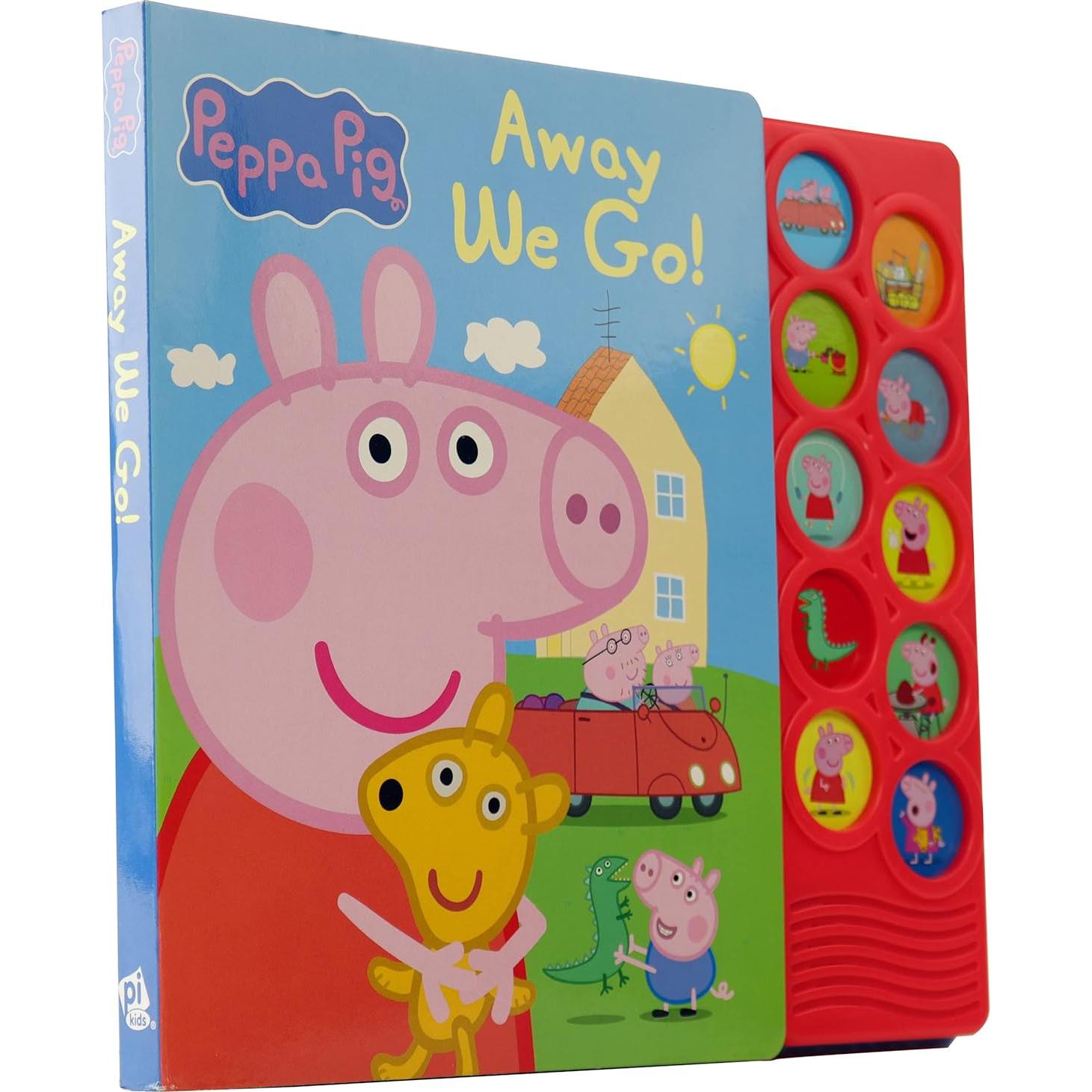 Peppa Pig - Away We Go 10-Button Sound Book - PI Kids (Play-A-Sound)