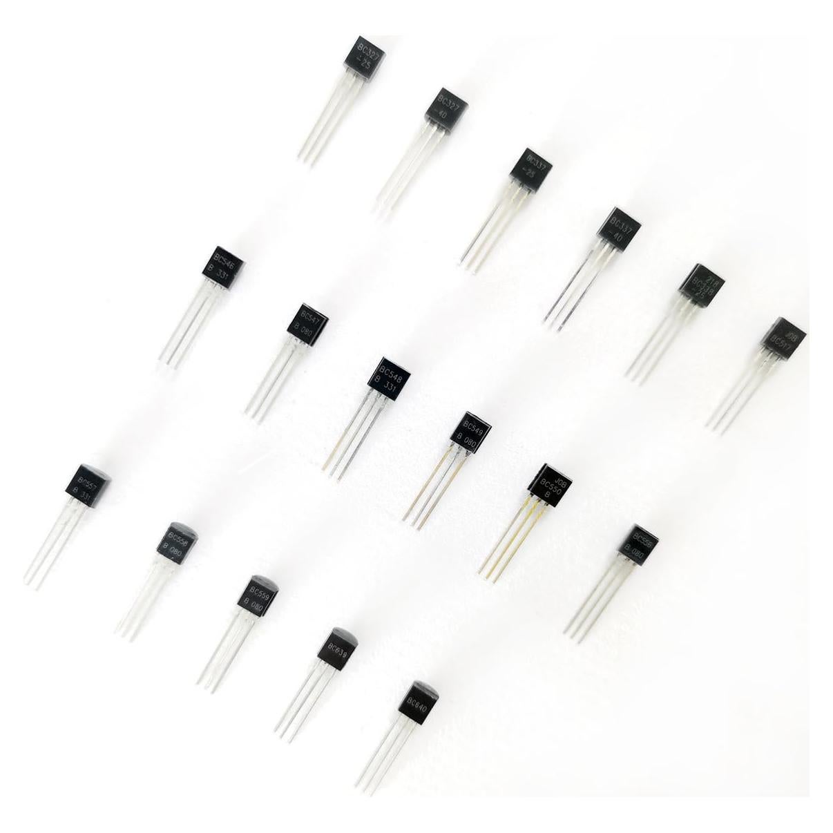 170 Piezas Transistores TO-92 PNP NPN TQDLYKHS 17 Tipos