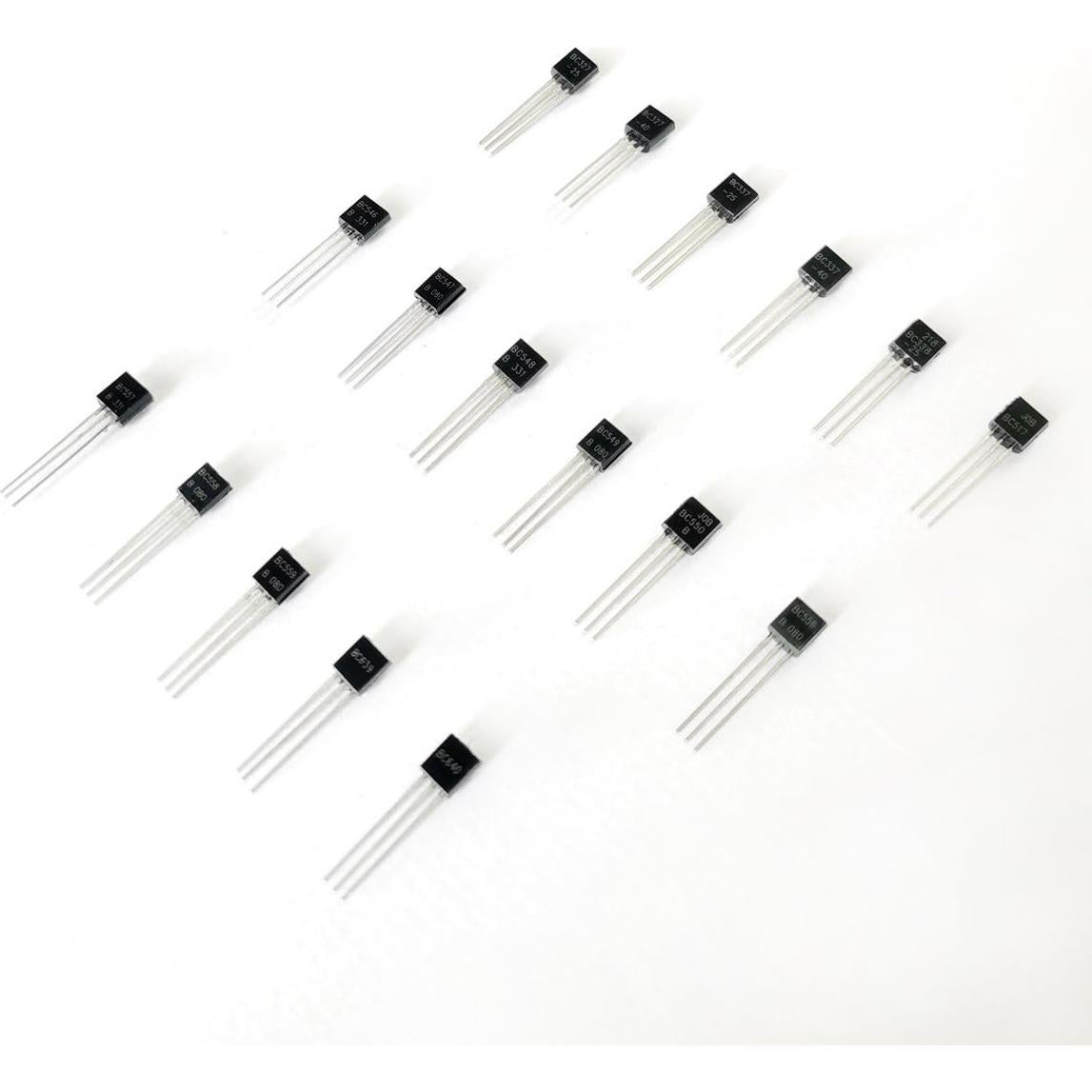 170 Piezas Transistores TO-92 PNP NPN TQDLYKHS 17 Tipos