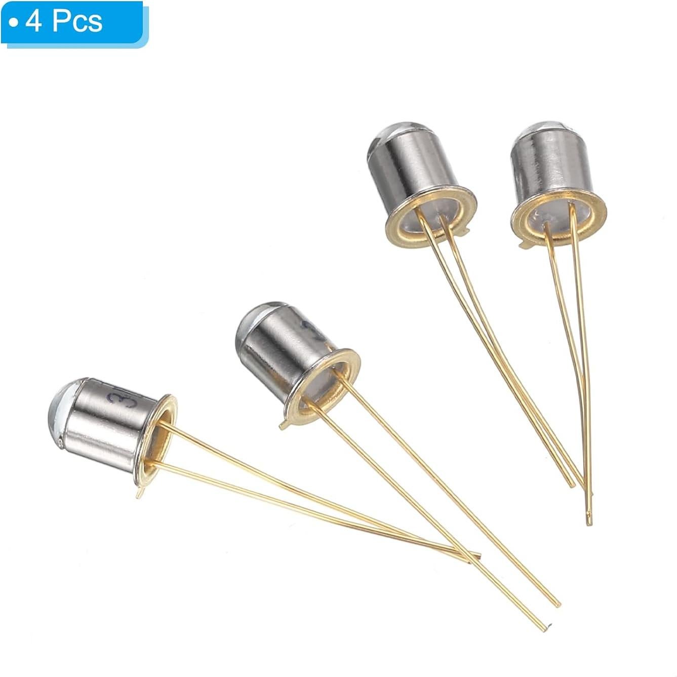 Diodos Fotográficos PATIKIL 5mm, Paquete de 4 Sensores Luz