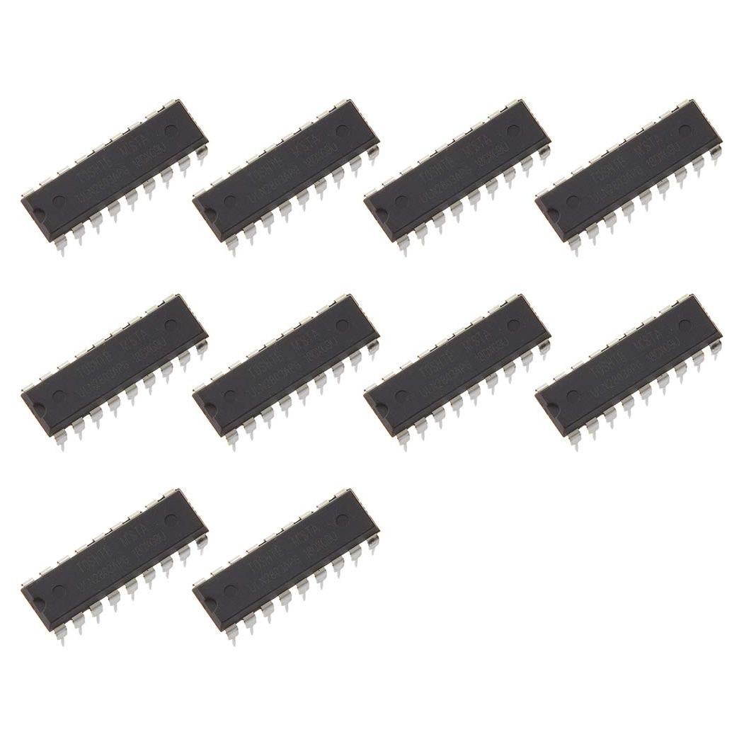 10pcs ULN2803APG ULN2803 Darlington Bipolar Array,Eight High-Voltage,50 V/500 mA DIP-18