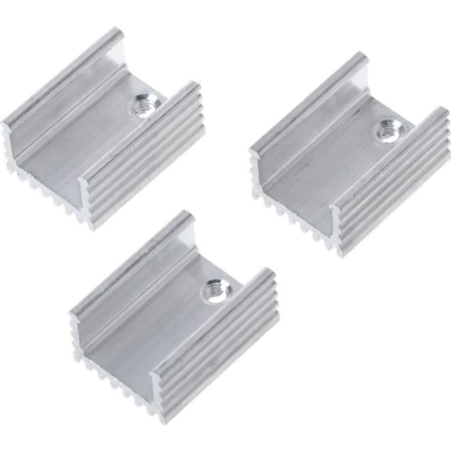 30 Piezas Disipadores de Aluminio TO-220 Jienk con Aislantes