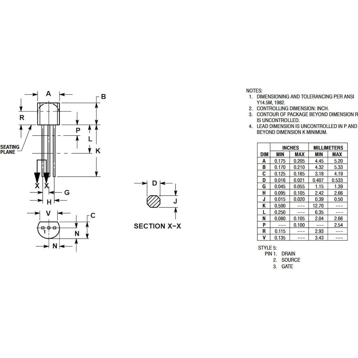 10 Transistores JFET N-Channel J310 TO-92 100MHz 60mA
