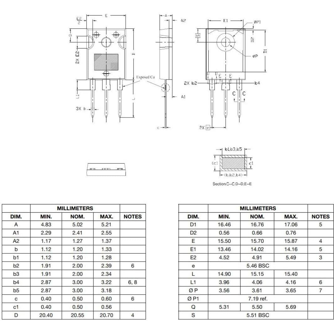 Transistor MOSFET N-Canal IRFP250 200V 30A 5pcs Horinktor