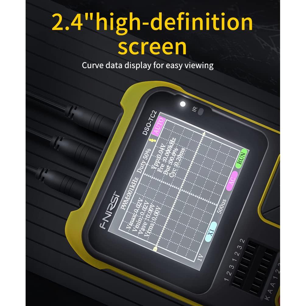 Probador de Transistores ANKONG DSO-TC2 2 en 1 Pantalla 2.4"