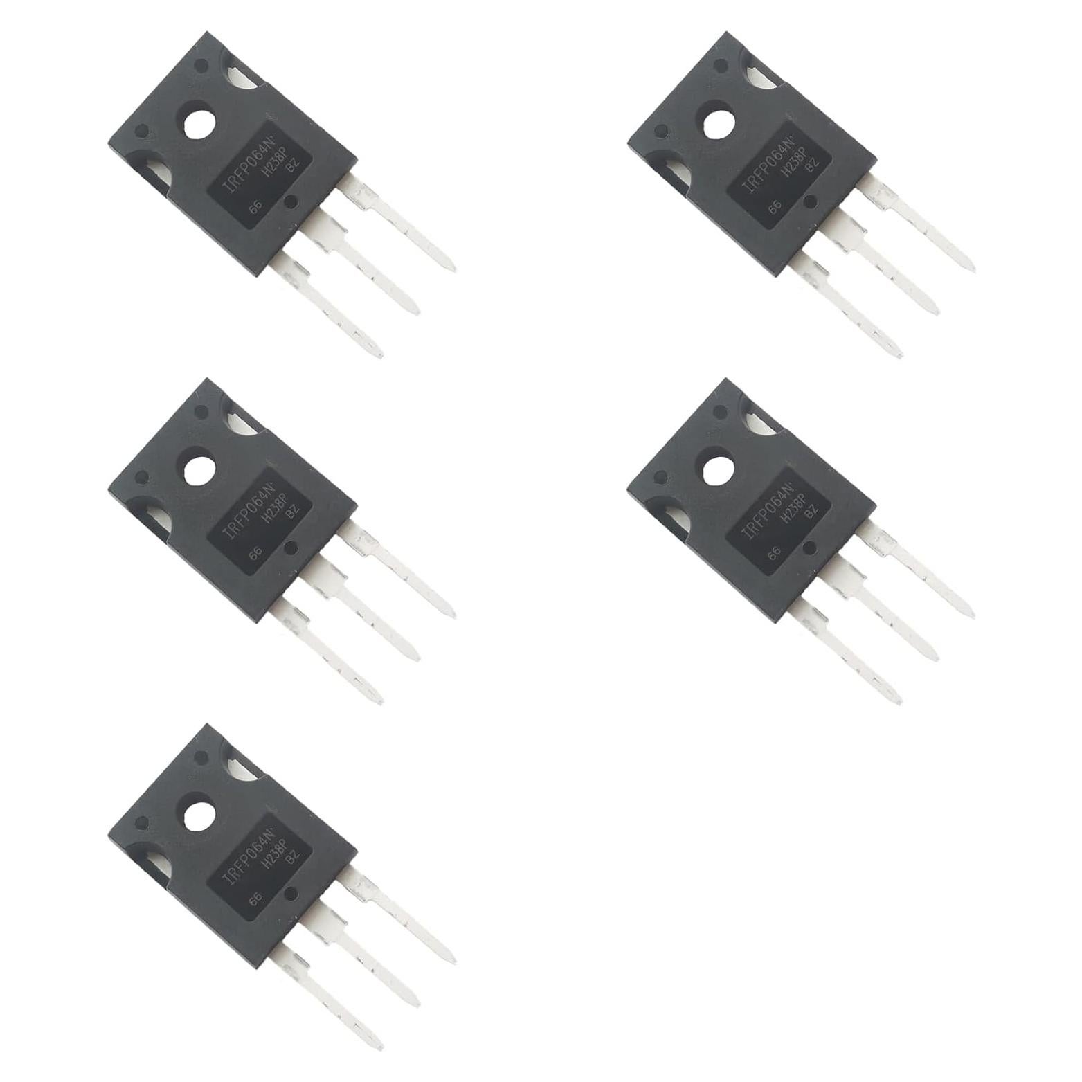 5 Transistores MOSFET N-Canal IRFP064 Bridgold 110V 55A TO-247