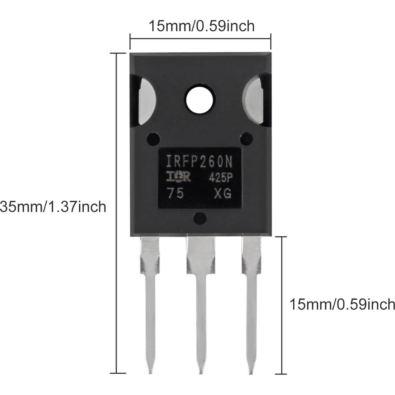 Transistores MOSFET N-Canal ACEIRMC IRFP260 50A 200V 20pcs