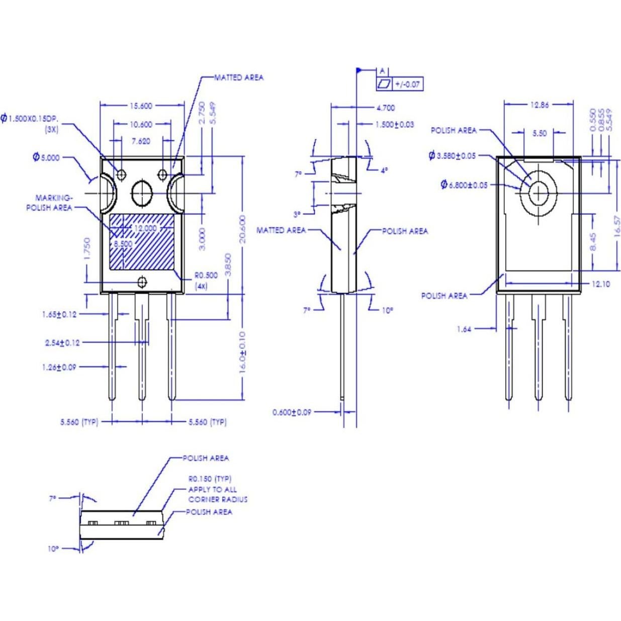 Diodo IGBT FGH60N60SMD 60A 600V - 2 Piezas - Bridgold